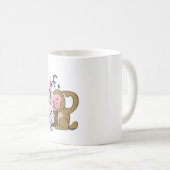 Rabbit & Monkey 「兎と猿」 コーヒーマグカップ (正面右)