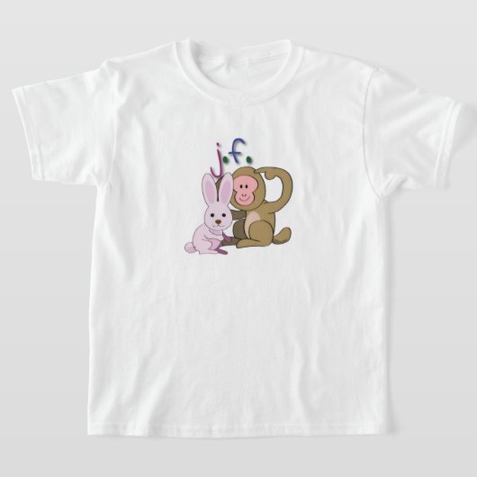 rabbit & monkey tシャツ (レイダウン)
