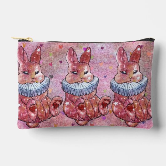 Rabbit named Ladybug アクセサリーポーチ (正面)