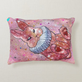 Rabbit named Ladybug アクセントクッション