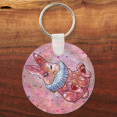 Rabbit named Ladybug キーホルダー (正面)