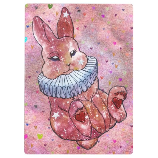 Rabbit named Ladybug クリップボード (裏面)