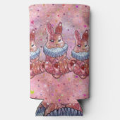 Rabbit named Ladybug スリム缶クーラー (裏面)