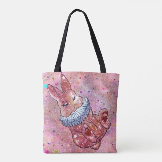 Rabbit named Ladybug トートバッグ (裏面)
