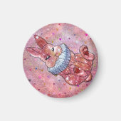 Rabbit named Ladybug マグネット (正面)