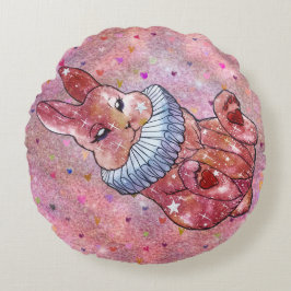 Rabbit named Ladybug ラウンドクッション