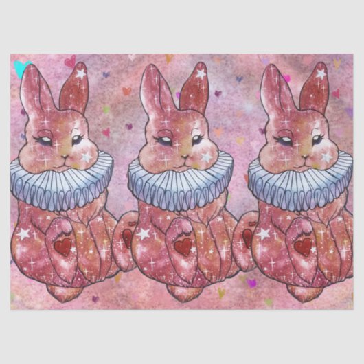 Rabbit named Ladybug 薄葉紙 (正面)