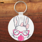 rabbit paloon, retro, vintage キーホルダー (正面)