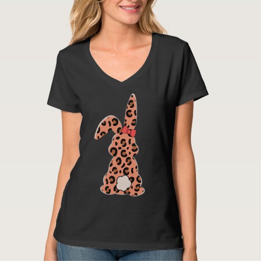 Rabbit Pints Leopard Tシャツ (正面)