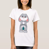 Rabbit Poker Poker cards Card game Tシャツ (正面)