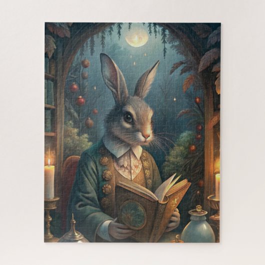 Rabbit Reading ジグソーパズル (縦)