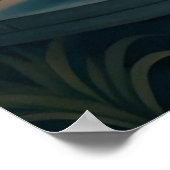 Rabbit Reading ポスター (角)