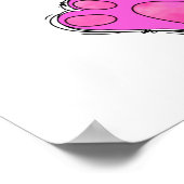 rabbit, retro, vintage ポスター (角)