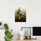 Rabbit-Rhino ポスター (ホームオフィス)