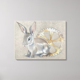 Rabbit Stretched Canvas Print キャンバスプリント