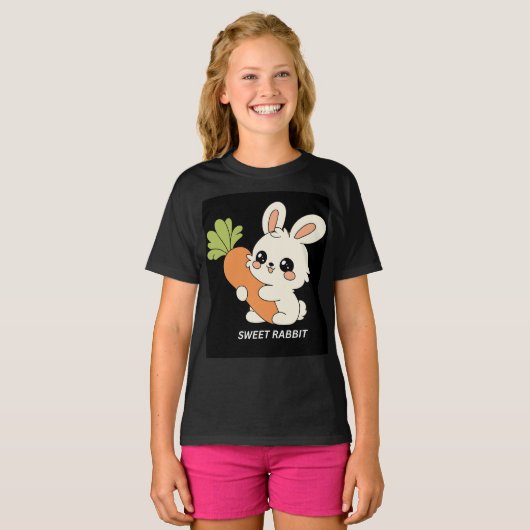 Rabbit T-Shirt Tシャツ (正面フル)