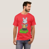 Rabbit Teacher Book School Tシャツ (正面フル)