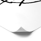 rabbit tye die, retro, vintage ポスター (角)