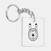 Rabbit Usagi Zodiac Sign キーホルダー (正面左)