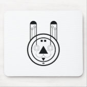 Rabbit Usagi Zodiac Sign マウスパッド (正面)