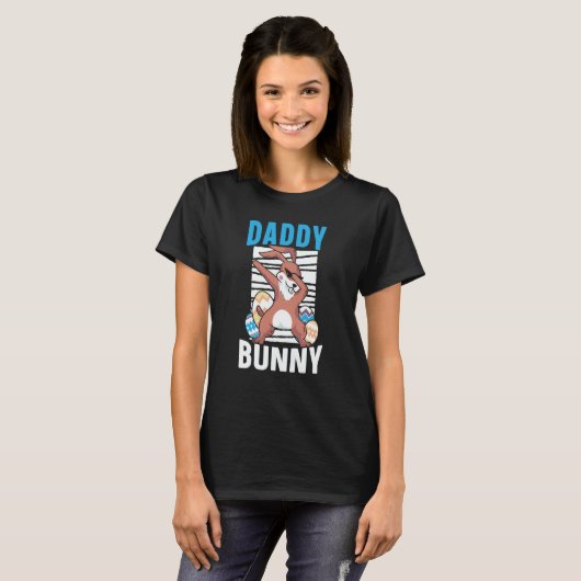 Rabbit Whisperer Wildlife Animal Daddy Bunny Tシャツ (正面フル)