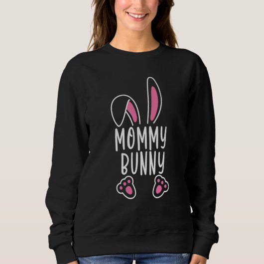 Rabbit Whisperer Wildlife Animal Mommy Bunny スウェットシャツ (正面)