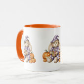 Rabbit with Candy,ハロウィーン,作家ナターシャ マグカップ (正面左)