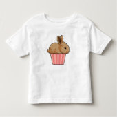 Rabbit with Muffin トドラーTシャツ (正面)