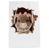 Rabbit with pracible ミディアムペーパーバッグ (正面)