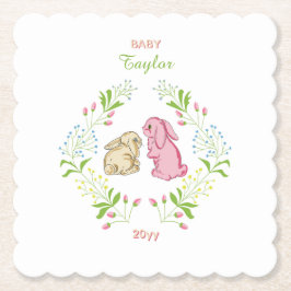 Rabbit Wreath Coaster ペーパーコースター
