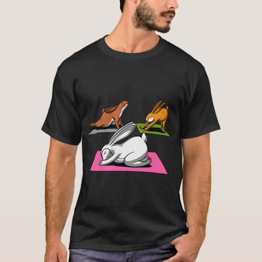 Rabbit Yoga Tシャツ (正面)