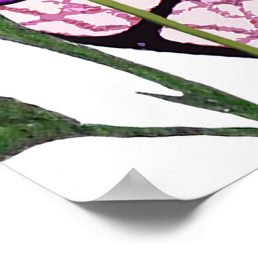 Rabbits Love Roses ポスター (角)