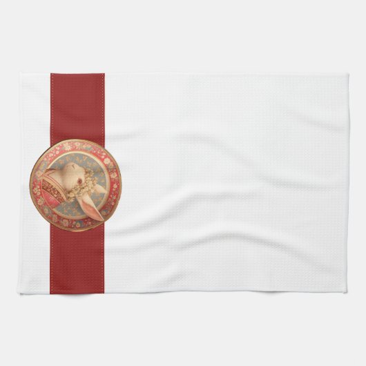 Rabbit's Royal Dress キッチンタオル (横)