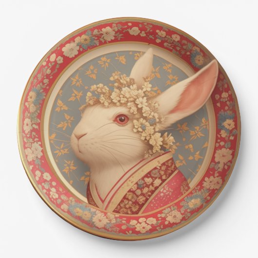 Rabbit's Royal Dress ペーパープレート (正面)