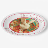 Rabbit's Royal Dress Code Paper Plate ペーパープレート (アングル)