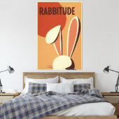 Rabbitude Poster キャンバスプリント (インサイチュ (寝室))