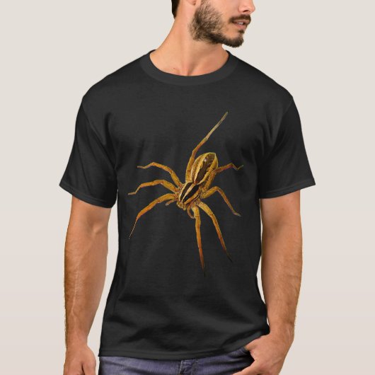 Rabid Wolf Spider (Rabidosa rabida) Tシャツ (正面)