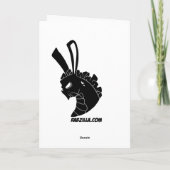 Rabzillaの休日、ありがとう サンキューカード (裏面)