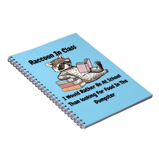Raccon in Class ノートブック (右側)