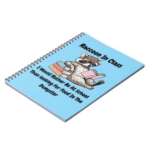 Raccon in Class ノートブック (左側)