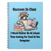 Raccon in Class ノートブック (正面)