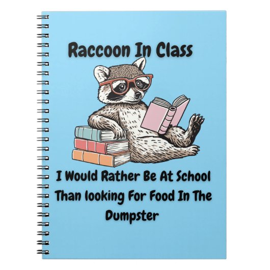 Raccon in Class ノートブック (正面)