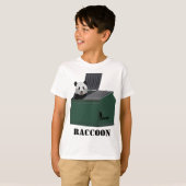 RACCOONとプリントされたTrash Panda Tシャツ (正面フル)