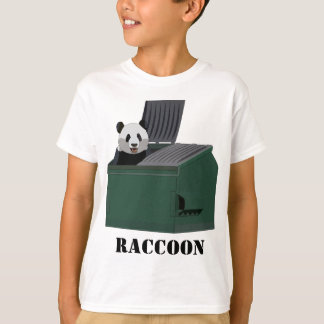 RACCOONとプリントされたTrash Panda Tシャツ