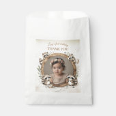 Raccoonフォトフレーム子供への誕生日パーティー フェイバーバッグ (正面)