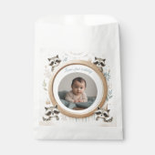 Raccoonフォトフレーム子供への誕生日パーティー フェイバーバッグ (正面)