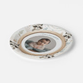 Raccoonフォトフレーム子供への誕生日パーティー ペーパープレート (アングル)