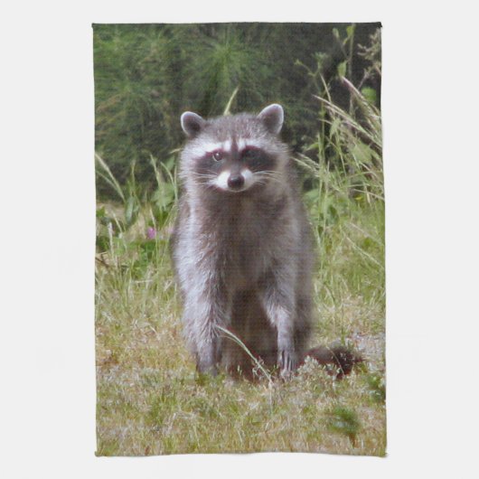 Raccoonママ キッチンタオル (縦)