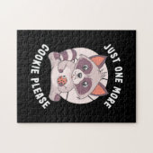 Raccoon恋人もう1つのクッキーをお願い ジグソーパズル (横)