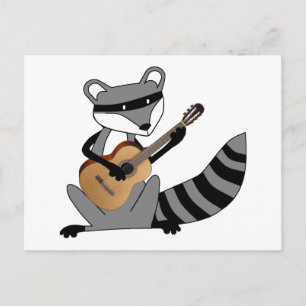 Raccoon遊's the Guitar ポストカード